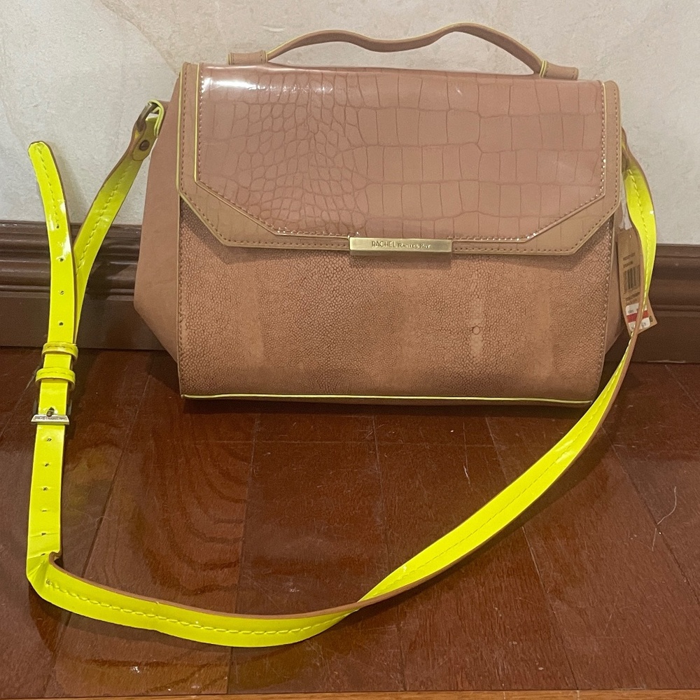 RACHEL by Rachel Roy Crocodile Print Bag